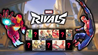 All HEROES, MAPS and MODES - Marvel Rivals Alpha