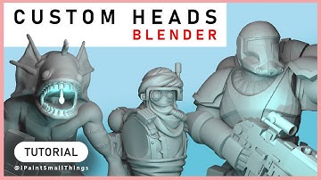 Kitbashing Heads in Blender