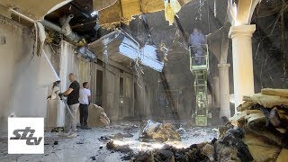 Sbtv - Dnevnik - Krenula Sanacija Štete U Požaru Uništene Dvorane Matičević Centra - 23.04.2020.