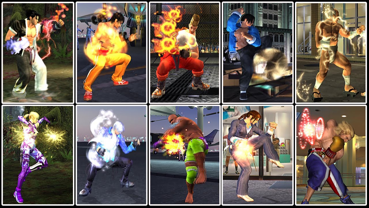 Tekken 4 - All  Unblockables  Gameplay (1080p 60FPS) 2022