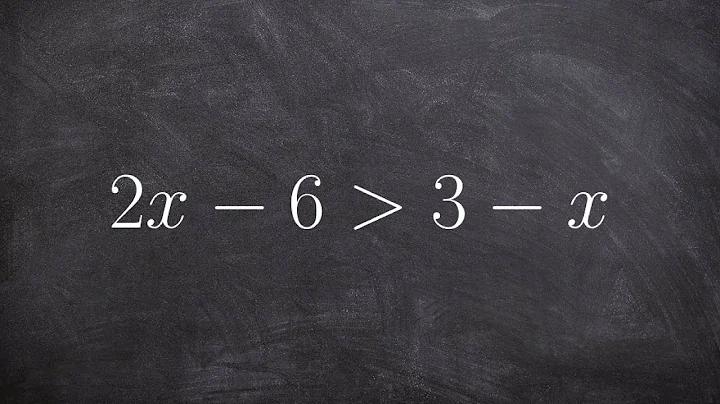 Easy way to solve and graph an inequality with a variable on both sides