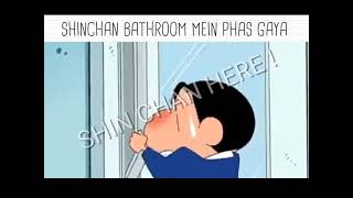 Shinchan Bathroom Mein Phas A Shin Chan Here