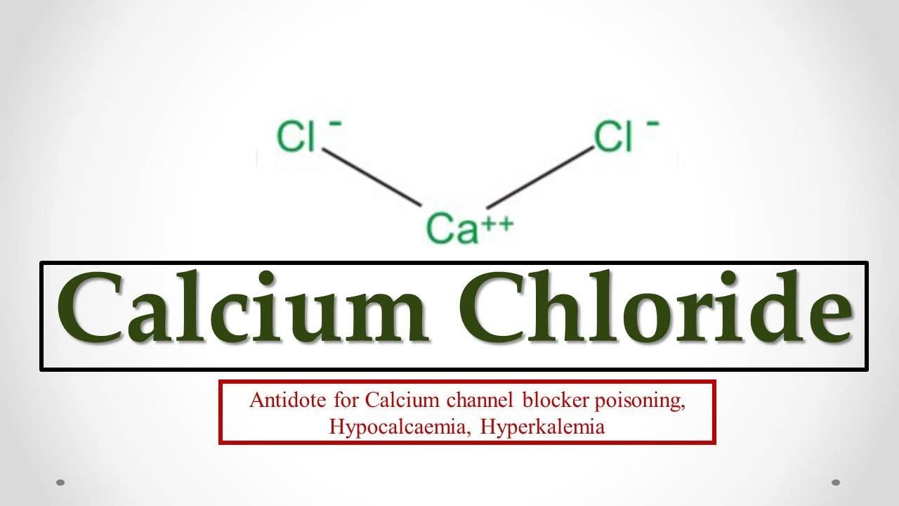 antidote for calcium channel blocker overdose