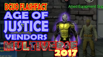 DCUO; Age of Justice vendors