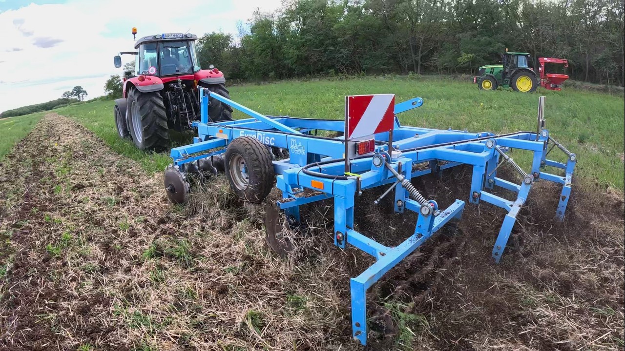 TÁRCSÁZZUK be az ÚJ tárcsával a zöldítést! l Massey Ferguson 6465 - Omikron ONVT-3,2m