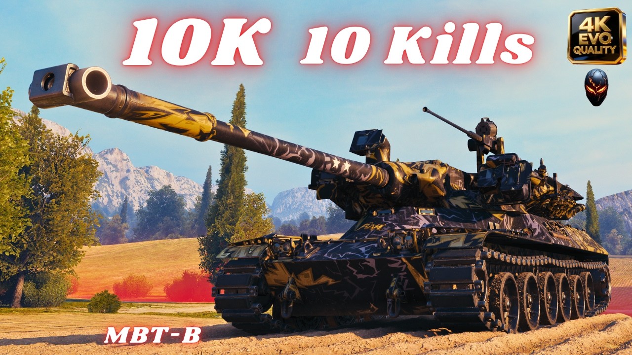 MBT-B  10K Damage 10 Kills World of Tanks #wot