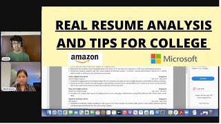 This Resume got her into Microsoft and Amazon! ft. Nikita Gupta