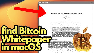 How to find the Bitcoin whitepaper hidden in MacBook (before it’s too late)