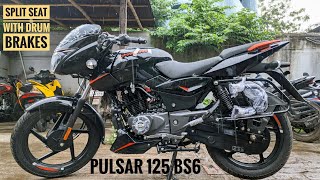 Bajaj Pulsar 125 Neon BS6 DRUM BRAKE SPLIT SEAT Model! Price Mileage Hindi Detailed Review