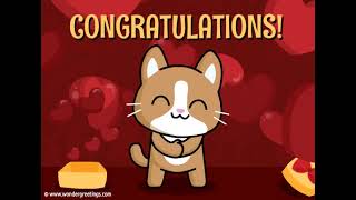 A little gift to you on this special day - Congratulations eCard
