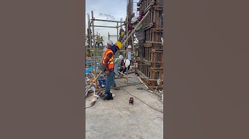 Check Indirect Column Before Pouring Concrete | Site Work Inspection #civilengineering #shortvideo