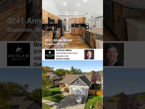 3241 Annie Street, Bozeman, MT home video tour