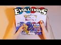 Pokemon Evolutions Booster Box Opening Relaxing ASMR 
