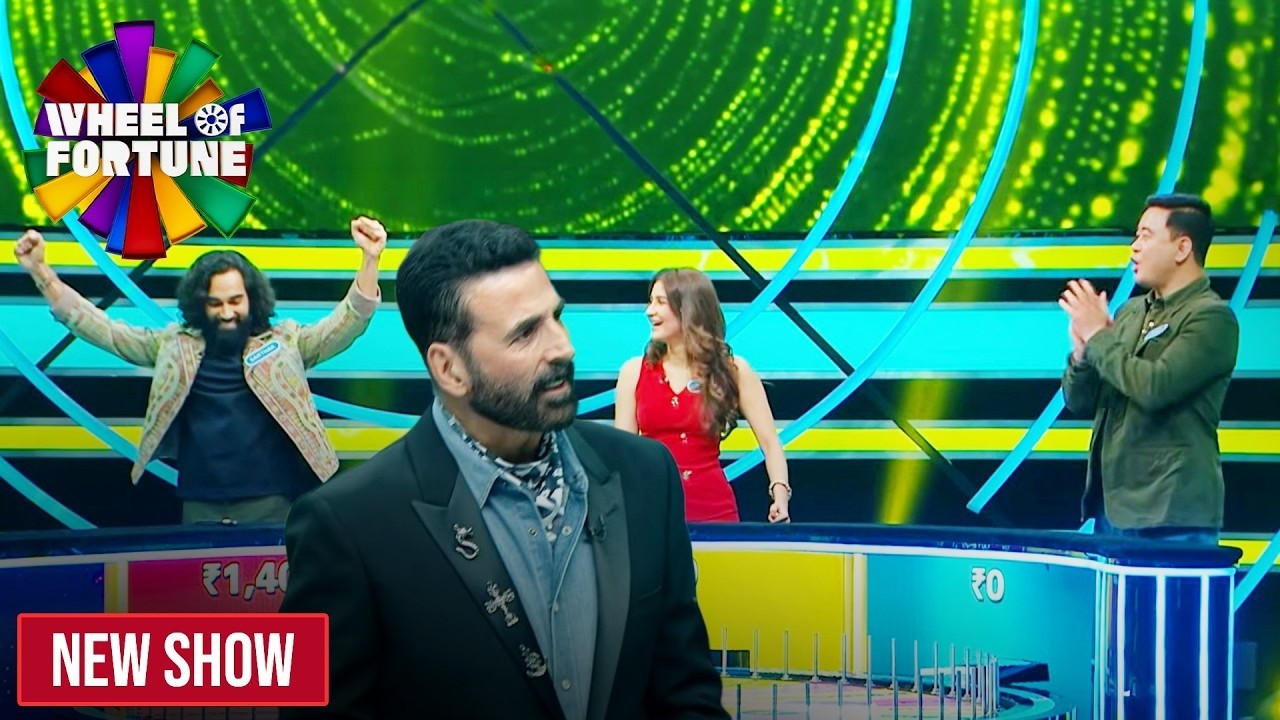 Akshay Kumar | इस trio में से किसने wheel घुमाकर बाज़ी मारी? | Wheel of Fortune