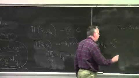 Lesson40-4:Economic Application of Maximization with Multiple Choice Variables