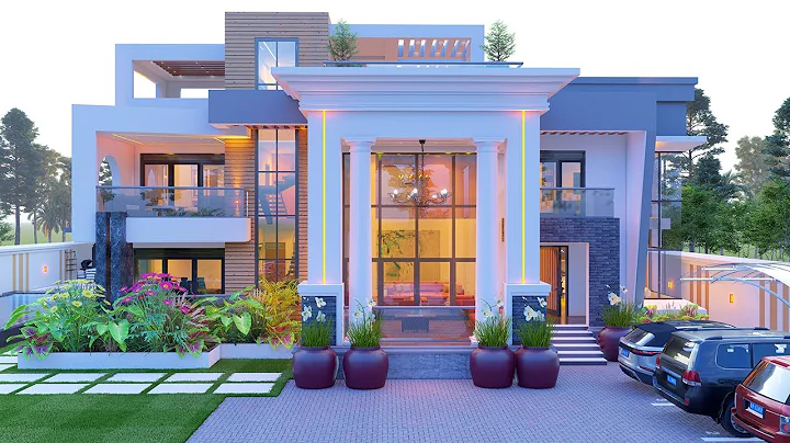 Project 38:  Wow! Look at this 6-Bedroom Beautiful Contemporary House Design! [19x20.8m]