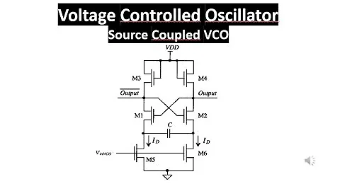 PLL - Voltage Controlled Oscillator - Source Coupled VCO