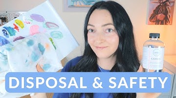 Disposal & Safety of Oil Painting Materials | Beginner
