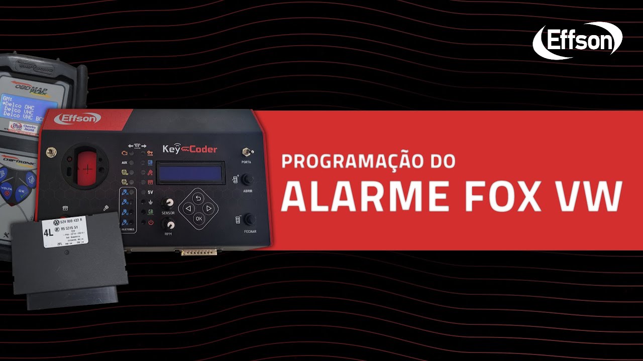 Key Coder - Programação do Telecomando do Alarme Fox VW (Effson) - YouTube