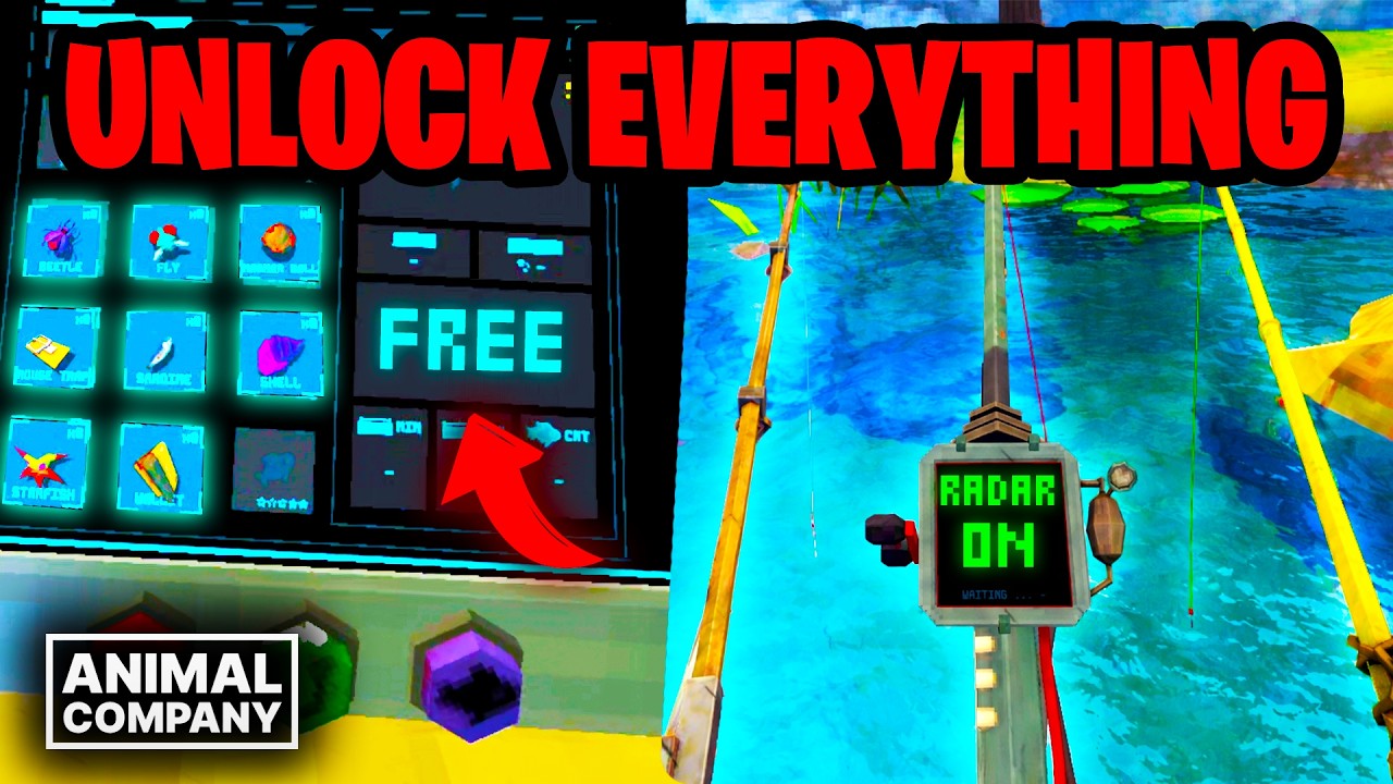 How To Unlock EVERY Bait & Rod in Animal Company (FAST & EASY!)