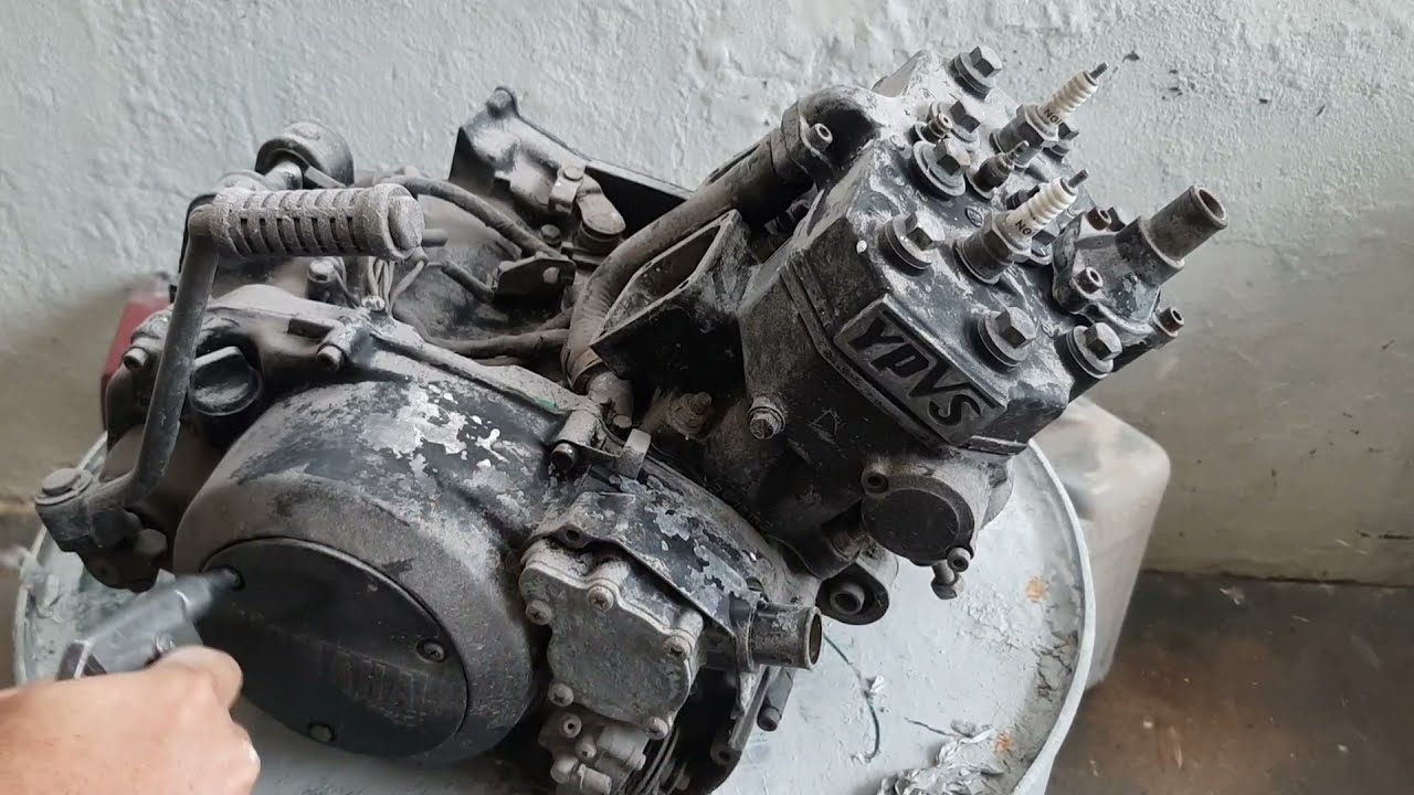 como pintar motor RD 350