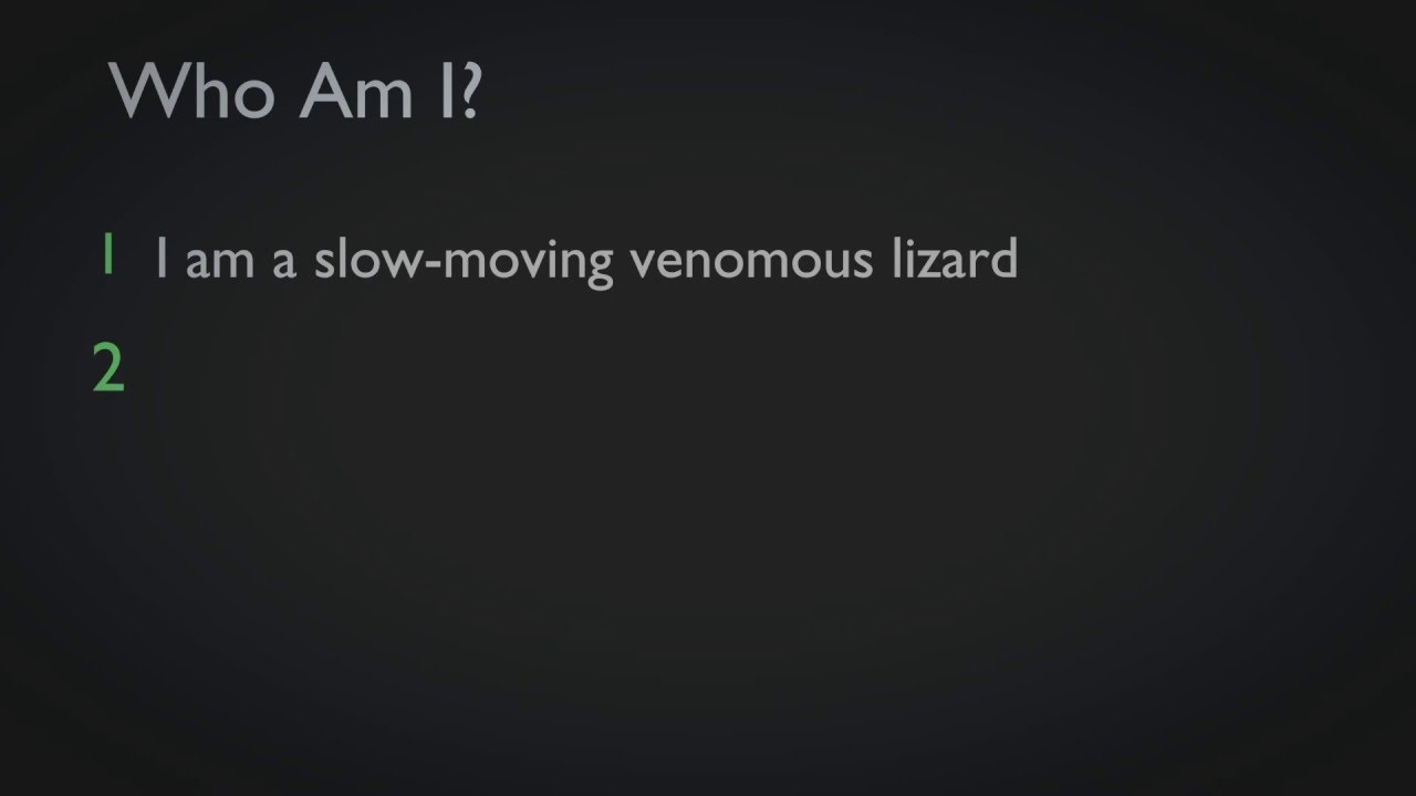 education film Who Am I - Reptiles - 1 - Educational Videos