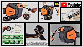 Automatic Retractable Garden Hose Reel | #Convenience | Aircrete Harry #aircreteharry #gardenhose