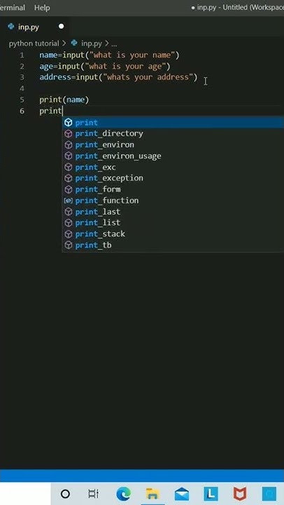 Take user input in Python using input( ) function #shorts #short - YouTube