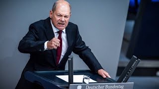German Chancellor Olaf Scholz loses his cool as energy debate gets heated