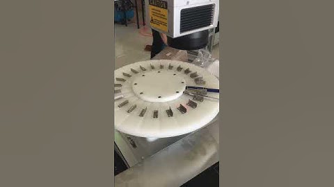 圆盘打标设置03 DESTINY-CNC TECH Fiber laser marking machine