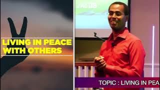 Living in Peace With Others | Dr. K. N. Jacob