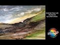 Alcohol Ink Art Technique - Dramatic Skies