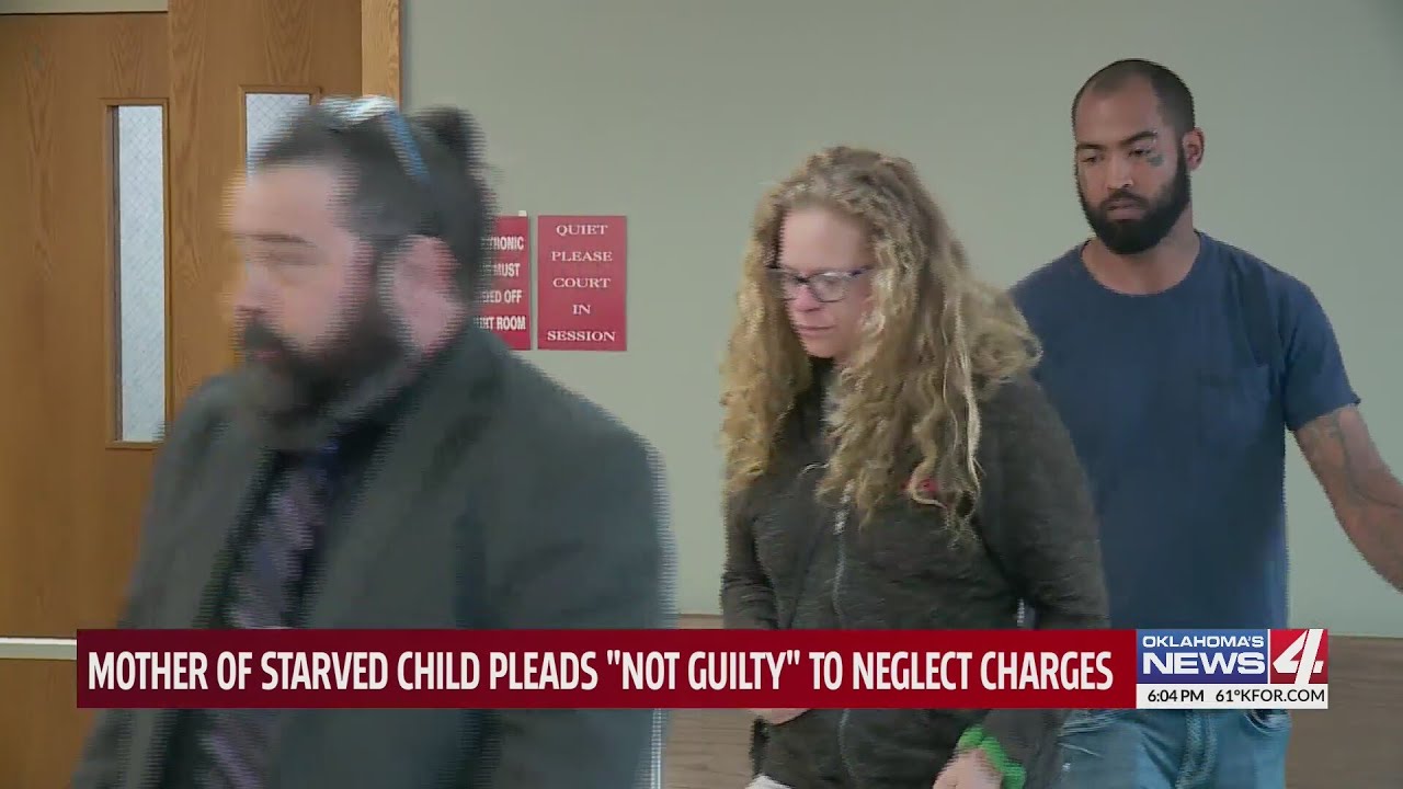 Mother of starved child pleads "not guilty" to neglect charges - YouTube