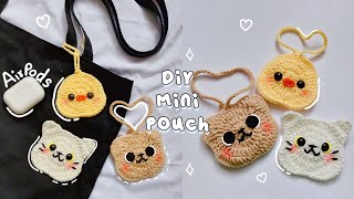  Crochet Mini Pouch Tutorial | for small essentials