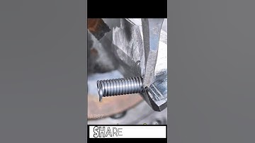 Automatic spring making by machine. #short #shortvideo #springmaking