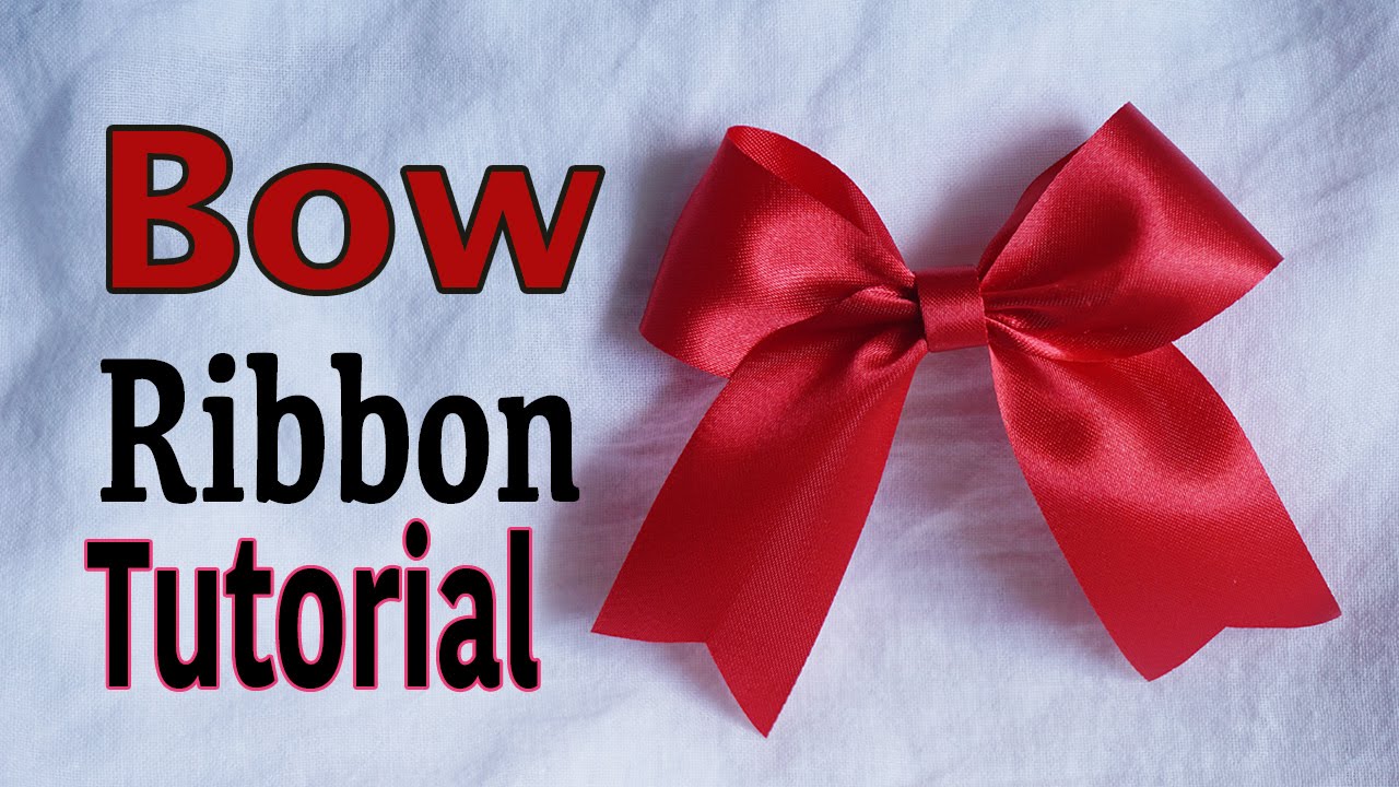 How to make simple easy bow - YouTube