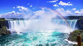 Amazing Niagara Falls 12 Hours   The breathtaking landscape of Niagara Falls & Waterfall Sounds