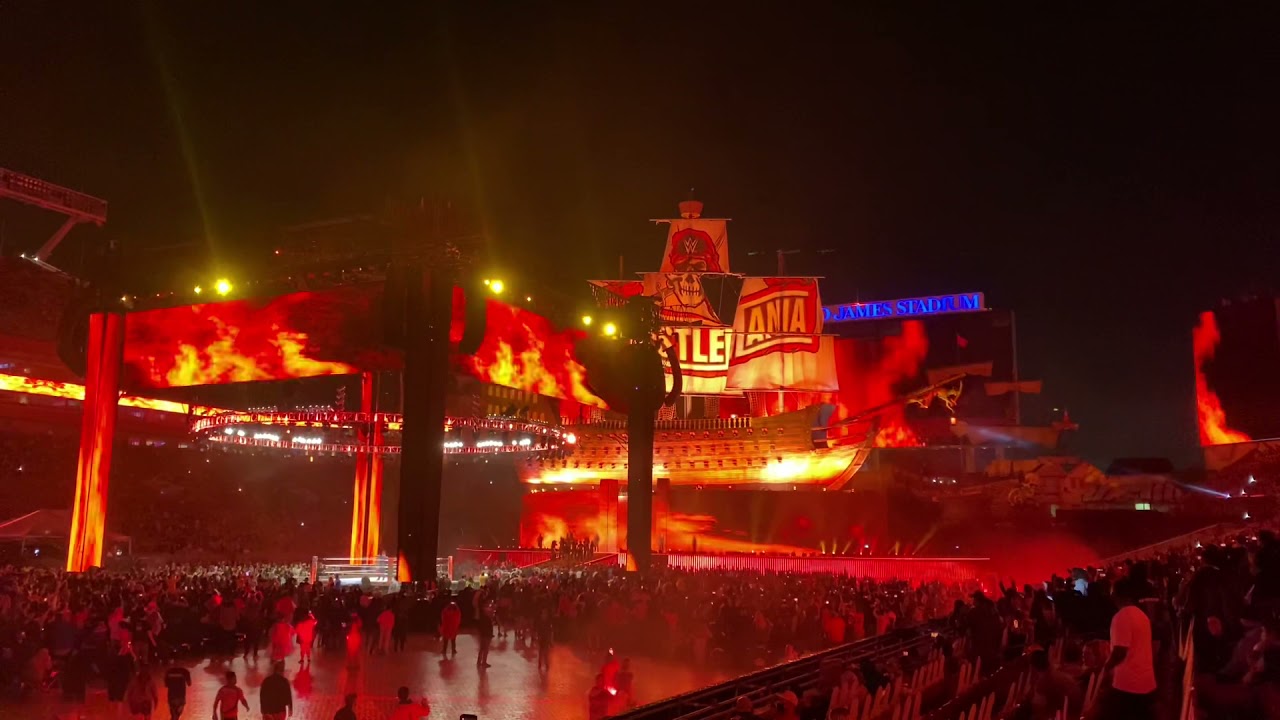 Wrestlemania 37 Kane Hall of Fame Entrance