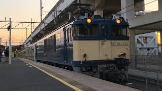 日光線向けE131系配給 甲種輸送 小金井駅発車