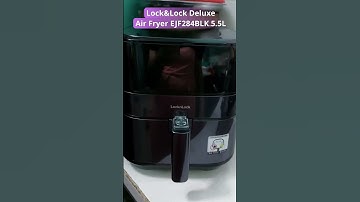Nồi chiên Lock&Lock DeluxeAir Fryer EJF284BLK 5 5L #noichienkhongdau #locknlock