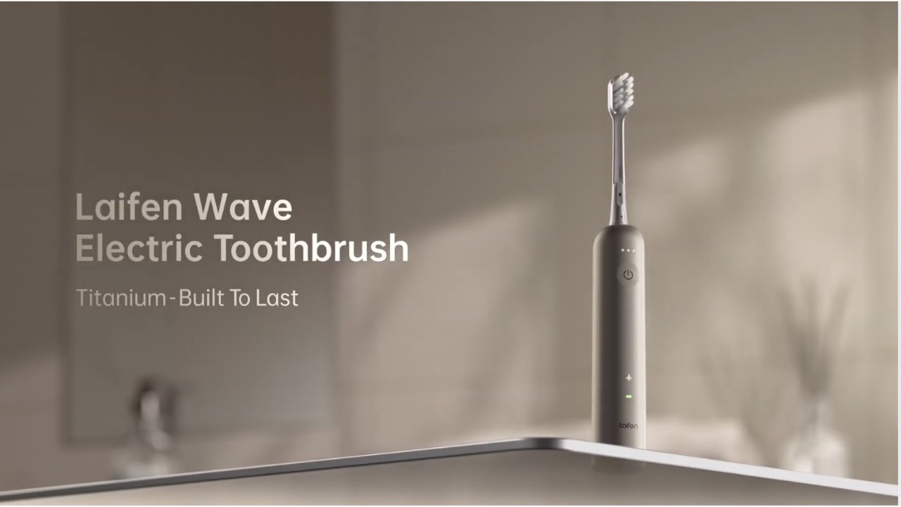Built to last, making new waves with Laifen Wave Electric Toothbrush Titanium