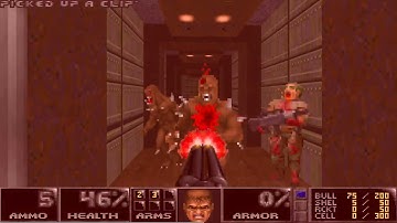 Doom Real World (2003) MAP11: "Out of Control" UV Max Speedrun 0:51 100% Kills 100% Secrets