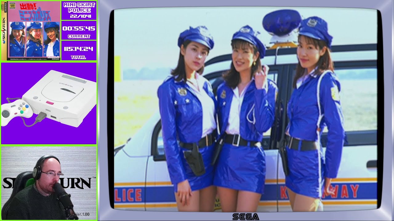 Japanese Sega Saturn challenge ~ 22/1041 Mini Skirt Police - 出動