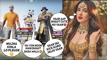 😍Random Hot & Beautiful Girl Call me noob...1v3 challenge-Samsung,A3,A5,A6,A7,J2,J5,J7,S5,S6,S7,A10