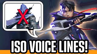 VALORANT - ISO Voice Lines and New Agent Interactions!