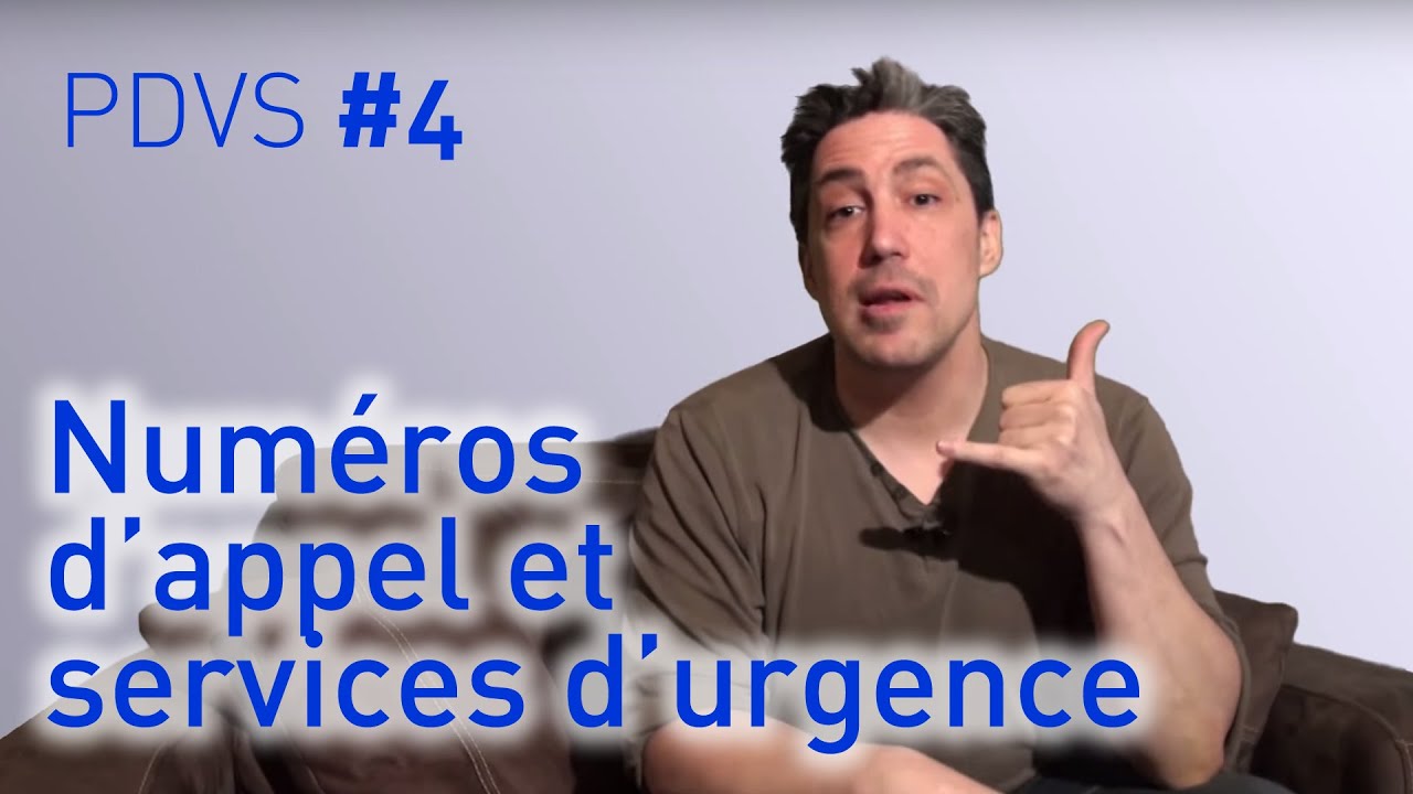 Numéros d'appel et services d'urgence - PDVS #4