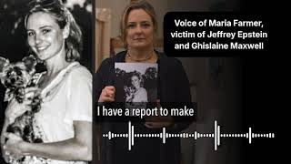 Epstein Victim, Maria Farmer, reveals Epstein's ties to Israeli intelligence and Jewish supremacy