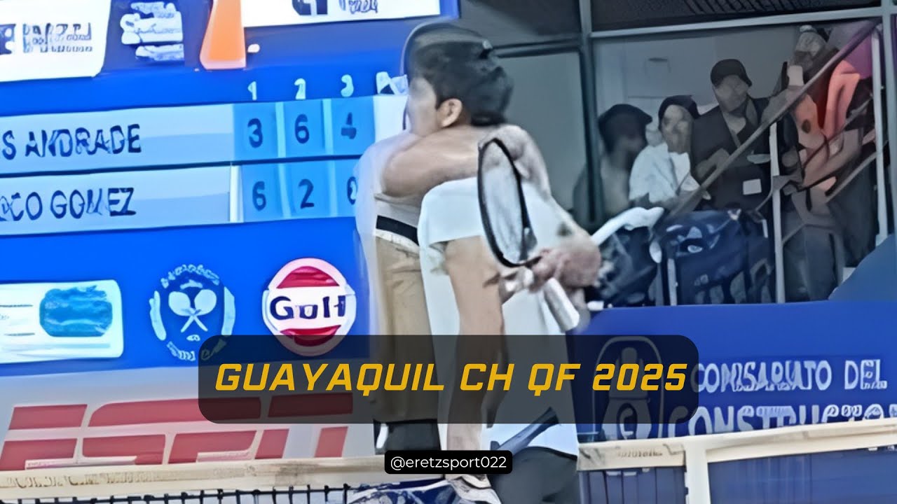 Guayaquil Challenger 2025 QF: Andres Andrade [9] vs. Federico Agustin Gomez [8] Highlights