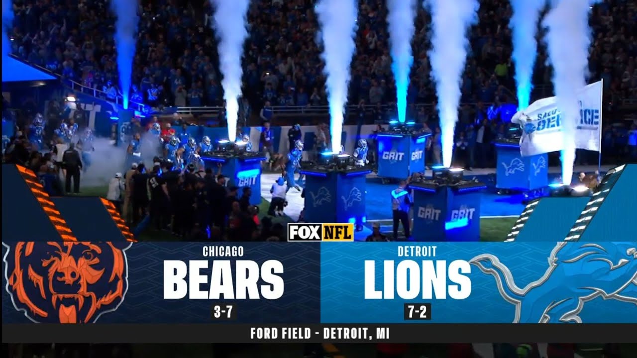 FOX NFL intro | CHI@DET | 11/19/2023 - YouTube