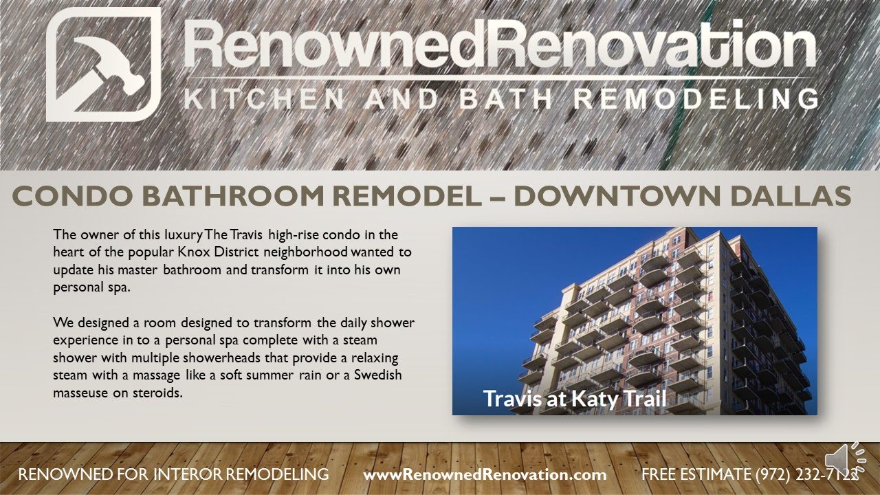 Hi-Rise Condo Remodeling @The Travis: Master Bathroom Renovation